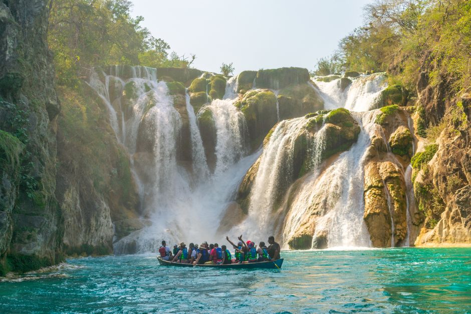 Cascada en la Huasteca Potosina, San Luis Potosí